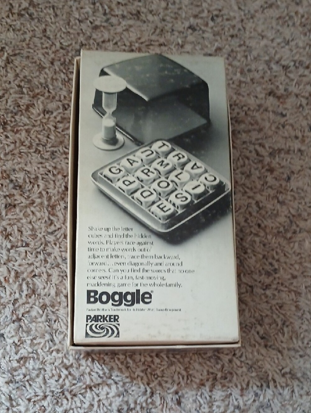 Parker Brothers Boggle Word Game - Blue - Picture 4 of 6